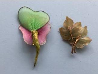 Broches Broche kunststof papegaai , olifant  dier vogel broches