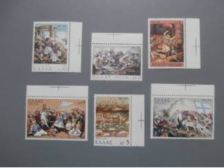 Postzegels War Battles 1971 Griekenland