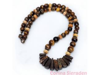 Ketting van tiger eye