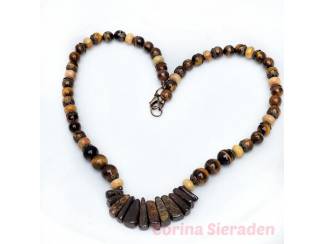 Kettingen Ketting van tiger eye