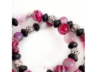 Armbanden Armbandenset van natuursteen