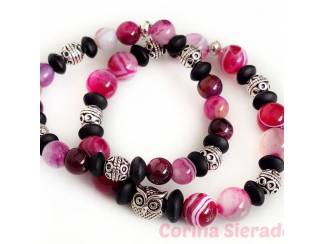 Armbanden Armbandenset van natuursteen