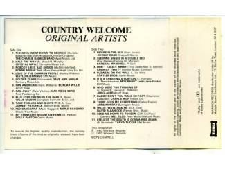 Cassettebandjes Country Welcome 22 nrs cassette 1980 ZGAN