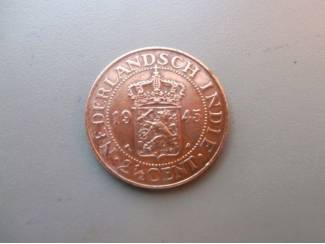 Munt Nederlandsch Indië 2½ Cent 1945
