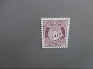 Postzegels Noorwegen Posthorn 1910 - 1921