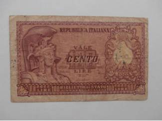 Bank Biljet Italië 100 Lire 1951