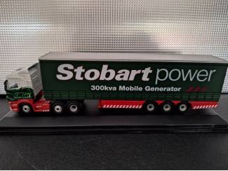 Vrachtwagens Scania Highline Curtainside Stobart Power Schaal 1:76