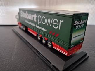 Vrachtwagens Scania Highline Curtainside Stobart Power Schaal 1:76