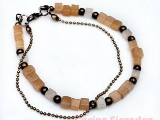 Armbanden Armband van natuursteen