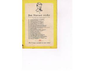 Avontuur en Actie Jan Stavast Reeks nr. 35