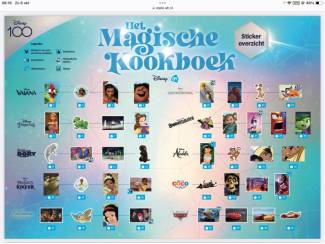 Stickers Disney stickers AH Magische Kookboek sticker per stuk te koop