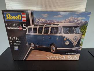 Modelbouw Sterk Afgeprijsd! Bouwpakket VW T1 Samba Schaal 1:16
