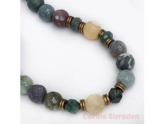 Kettingen Ketting van indian agaat