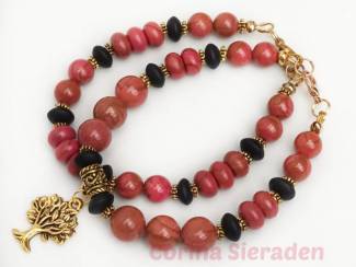 Armbandenset van natuursteen