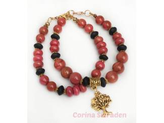 Armbanden Armbandenset van natuursteen