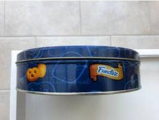 Blikken Fundiez koektrommel butter cookies blik 19 cm Koek trommel leeg