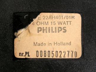 Geluid 2 Vintage Philips boxen Type 22AH461/01K MOOIE GETESTE STAAT