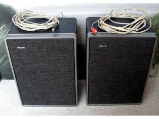 2 Vintage Philips boxen Type 22AH461/01K MOOIE GETESTE STAAT