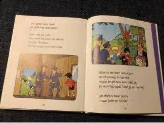 Kinderboeken AVI M3 / Avi 1 Jommeke : Jom zoekt de schat ( leren lezen )
