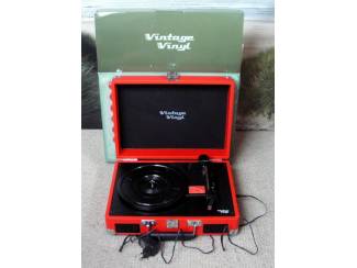 Vintage Vinyl Retro Turntable NIEUWSTAAT in doos