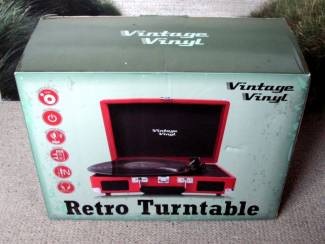 Draaitafels Vintage Vinyl Retro Turntable NIEUWSTAAT in doos