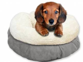 Honden | Toebehoren AFP Lambswool Donut Bed TAN Beige