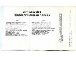 Cassettebandjes Bert Weedon Bert Weedon's 22 Golden Guitar Greats 1979 ZGAN