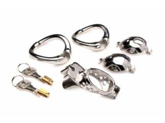 Sex toys Master Series Entrapment Deluxe Locking Chastity Cage