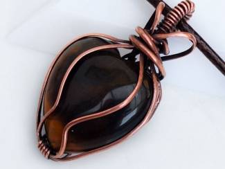 Kettinghangers Hanger met tiger eye