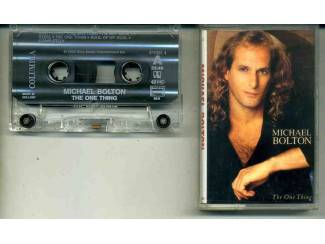 Cassettebandjes Michael Bolton The One Thing 11 nrs cassette als NIEUW