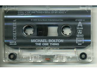 Cassettebandjes Michael Bolton The One Thing 11 nrs cassette als NIEUW