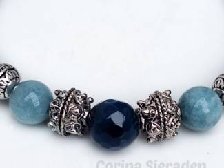 Armbanden Herenarmband van natuursteen