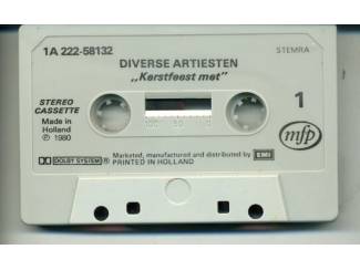 Kerst Diverse Artiesten Kerstfeest met 14 nrs cassette 1980 ZGAN