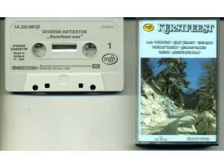 Kerst Diverse Artiesten Kerstfeest met 14 nrs cassette 1980 ZGAN