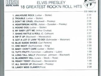 CD Elvis Presley 18 Greatest Rock'N Roll Hits CD 18 nrs ZGAN