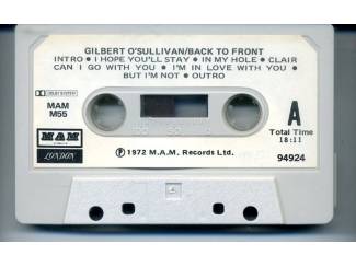 Cassettebandjes Gilbert O'Sullivan – Back To Front 12 nrs cassette USA ZGAN