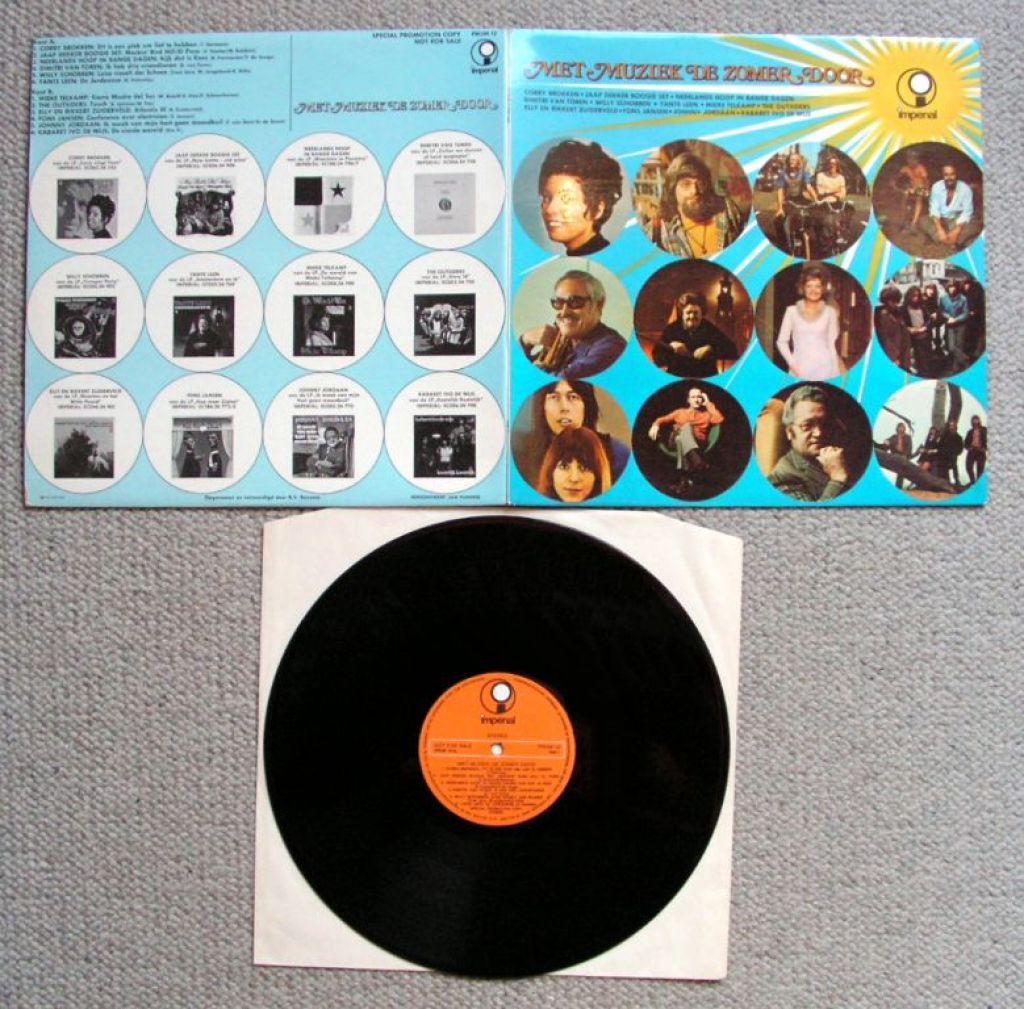 Met Muziek De Zomer Door 12 nrs PROMO LP 1973 ZGAN
