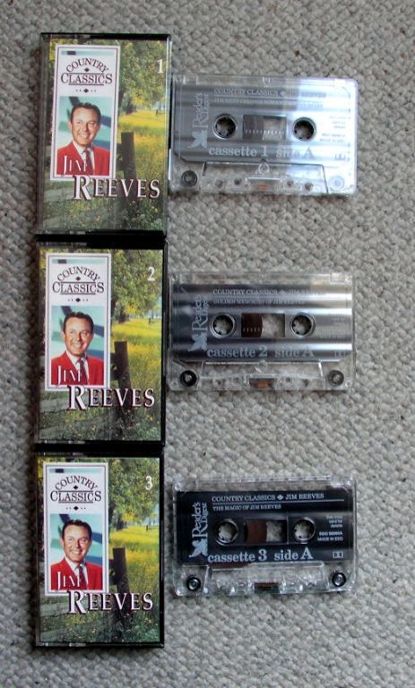 Jim Reeves – Country Classics 65 nrs 3 cassettes ZGAN