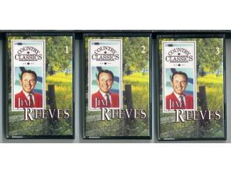 Cassettebandjes Jim Reeves – Country Classics 65 nrs 3 cassettes ZGAN