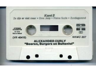 Cassettebandjes Alexander Curly Boeren, Burgers en Buitenlui cassette ZGAN