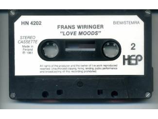 Cassettebandjes Frans Wiringer Love Moods orgel 12 nrs cassette 1981 ZGAN