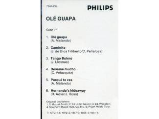 Cassettebandjes Malando en zijn Tango orkest Olé Guapa 12 nrs cassette ZGAN