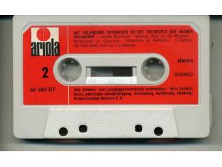 Cassettebandjes Volendams Operakoor Volendam in Wenen 10 nrs cassette 1976