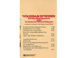 Cassettebandjes Volendams Operakoor Volendam in Wenen 10 nrs cassette 1976