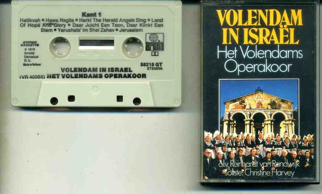 Volendams Operakoor Volendam in Israël 13 nrs cassette ZGAN