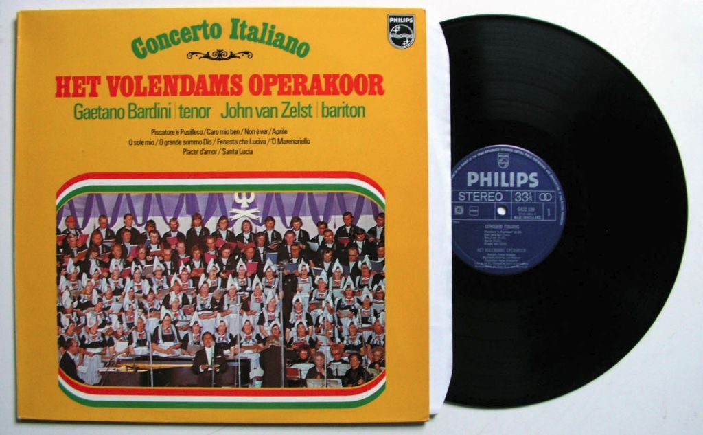Het Volendams Opera Koor Concerto Italiano LP 1975 ZGAN