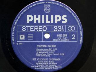 Grammofoon / Vinyl Het Volendams Opera Koor Concerto Italiano LP 1975 ZGAN