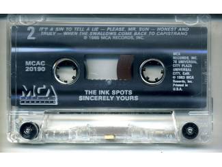 Cassettebandjes The Ink Spots Sincerely Yours 8 nrs cassette 1985 ZGAN
