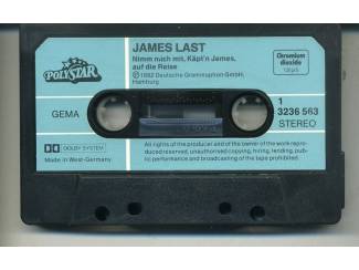 Cassettebandjes James Last Nimm mich mit Kapt' James auf die Reise 18 nrs ZG