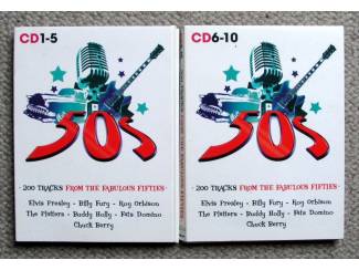 CD 50's - 200 Tracks From The Fabulous Fifties 10 CDs 2008 ZGAN
